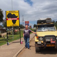 Dag 106-110 (10-14 dec.): Angstzweet langs de weg, de evenaar over in Nanyuki, en klussen op Mount Kenya