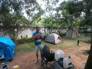 P4086131 - File-kamperen bij Wanderers Backpackers Lusaka