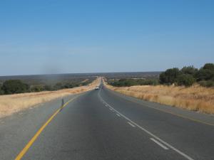P5260440 - Rijden door de Kalahari, Botswana