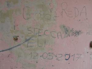 IMG 0736 - Recente graffiti in huis ingenieur Kolmanskop