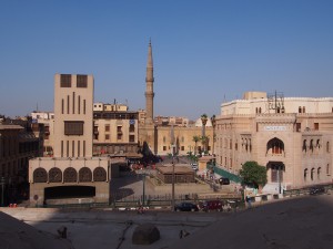 PA133588 - Islamitisch Cairo (uitzicht over Hussein plein)